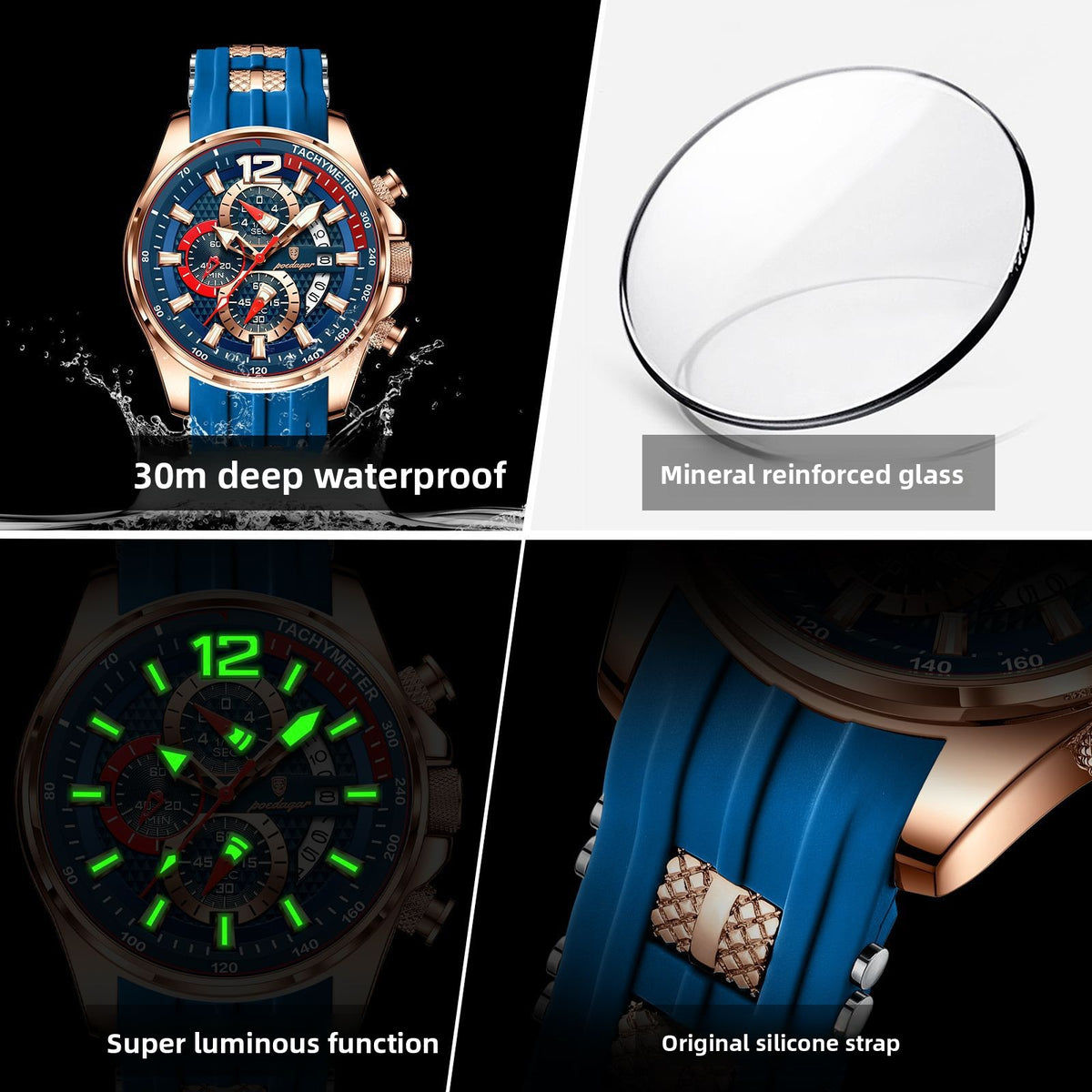 Waterproof Quartz Watches